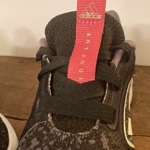 Adidas Edge Lux bounce size 7 black grey pink - Picture 8 of 9